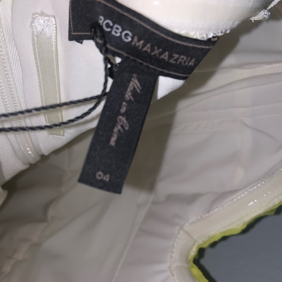 BCBGMAXAZRIA Strapless Lace Detailed Dress - Picture 8 of 14